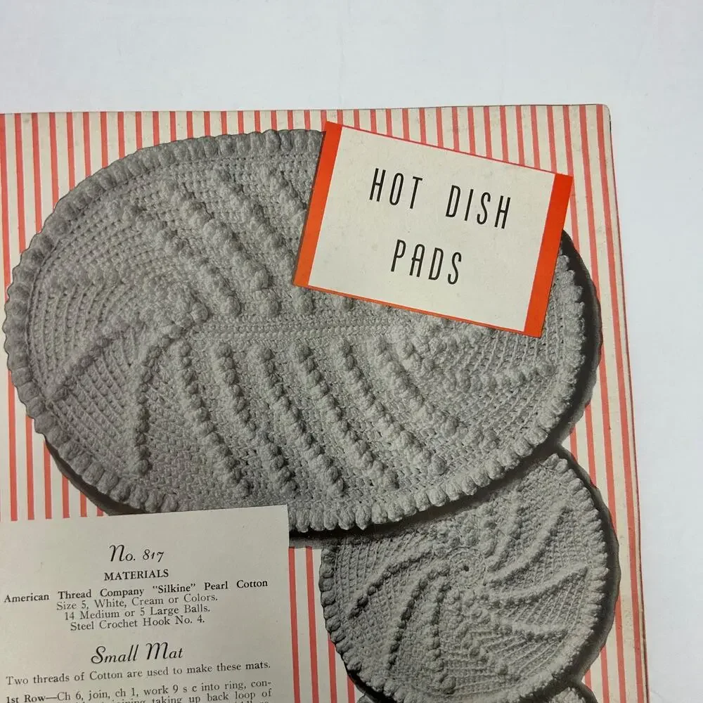 Antique/Vintage Knitting and Crochet Books With Patterns Lot‎ of 5